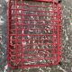 Plasticized metal dish rack