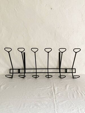 Porte-Manteau Mural Chêne Artisanal - 40x10.5cm, Avec Étages, Design Moderne Et Fonctionnel