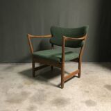 Fireplace lounge chairs by fredrik kayser and adolf relling for dokka møbler