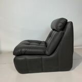 Brown leather heater