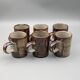 Lot de 6 tasses à café expresso Grès paysan Japon