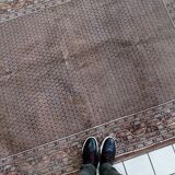 Tapis Seraband indien vintage en laine fait main – 170 x 237 cm - 1C1034