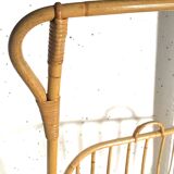 Child's cradle and its wicker arrow 20th century