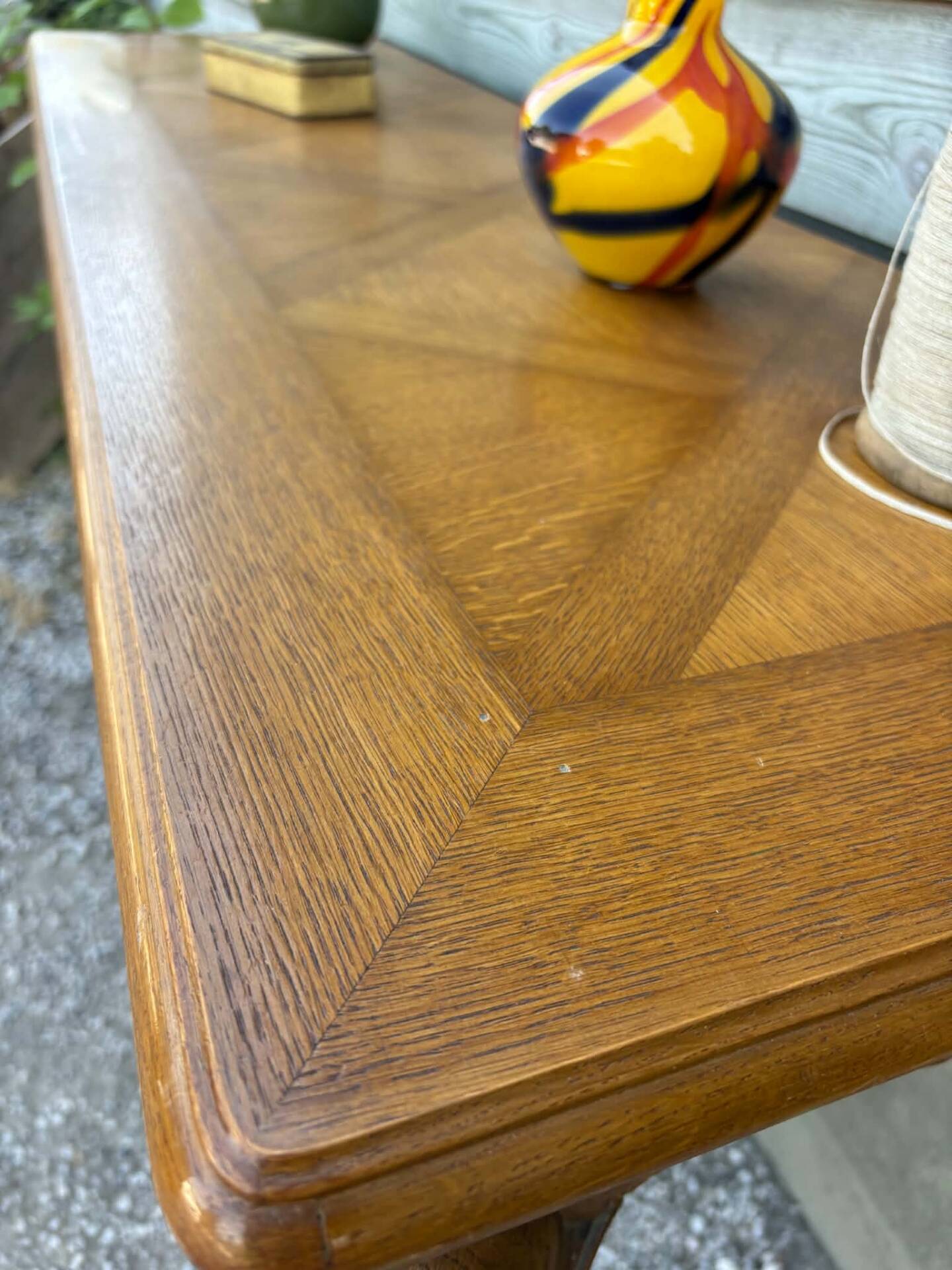 Console style Louis XV en bois