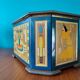Ancient jewelry box in lithographed sheet metal Cléopâtre Egypt