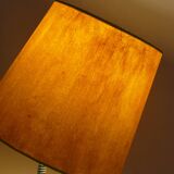 Lampe de bureau jaune vintage années 80 avec bras articulé