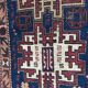 Carpet old chirwan Caucasus  77 x 120 cm