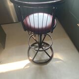 Tabouret de bar pivotant