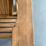 2000s pine Adirondack armchair
