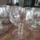 Set of 9 dessert cups, ice cream or crystalline fruit salad