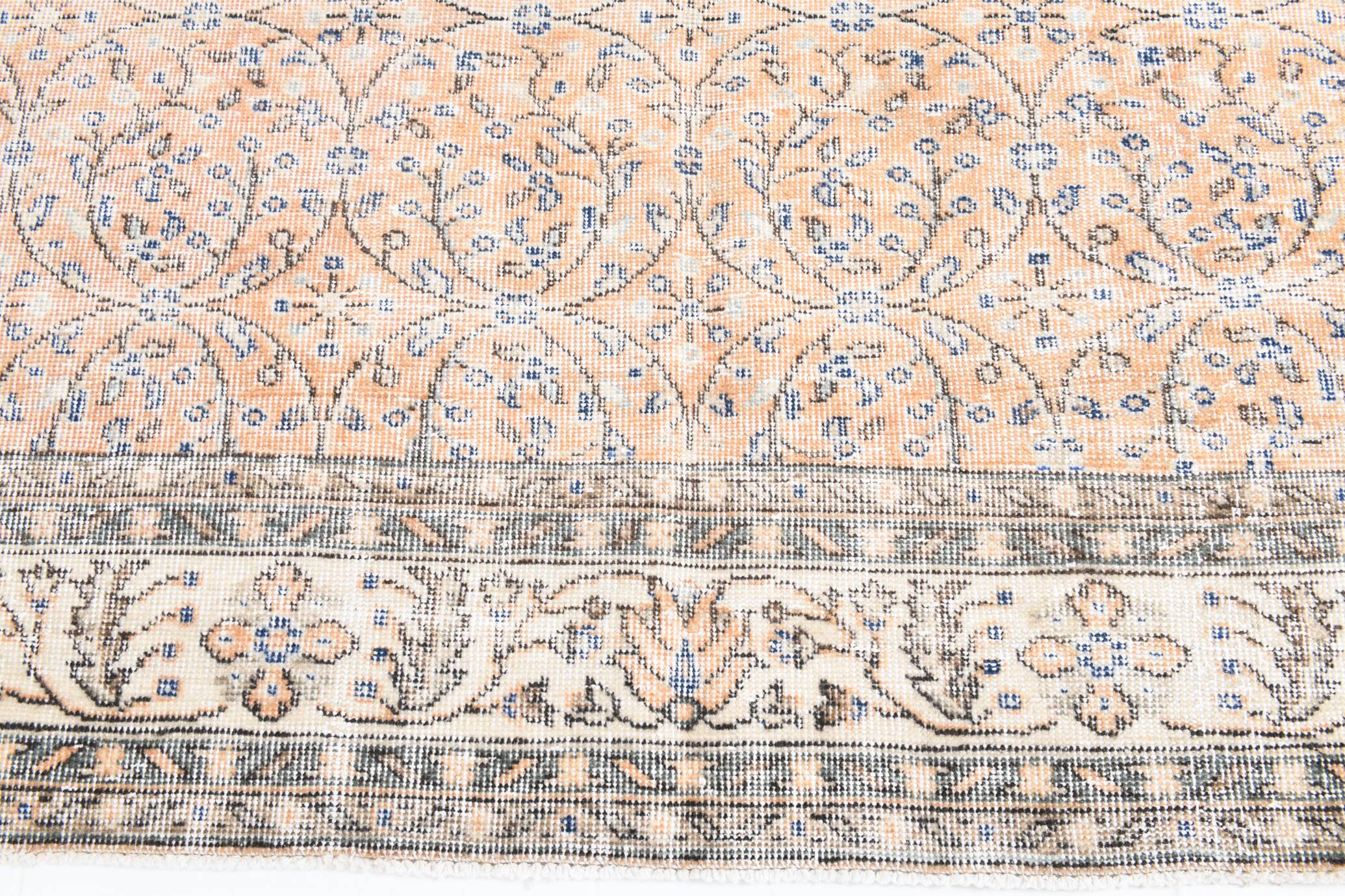 7x11 Shades Of Tan Beige Persian Rug, 220x335Cm