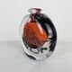 Vase verre soufflé de François Le Lonquer 1985