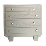 Commode Art déco revisité - vert tendre