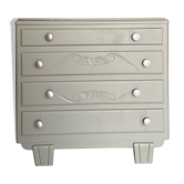 Art Deco chest of drawers revisited - Soft green
