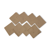 8 damasal table towels monogrammed flower sh