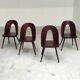 Lot de 4 chaises tout bois par Antonin Suman pour Tatra Nabytok