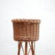 Vintage rattan plant holder