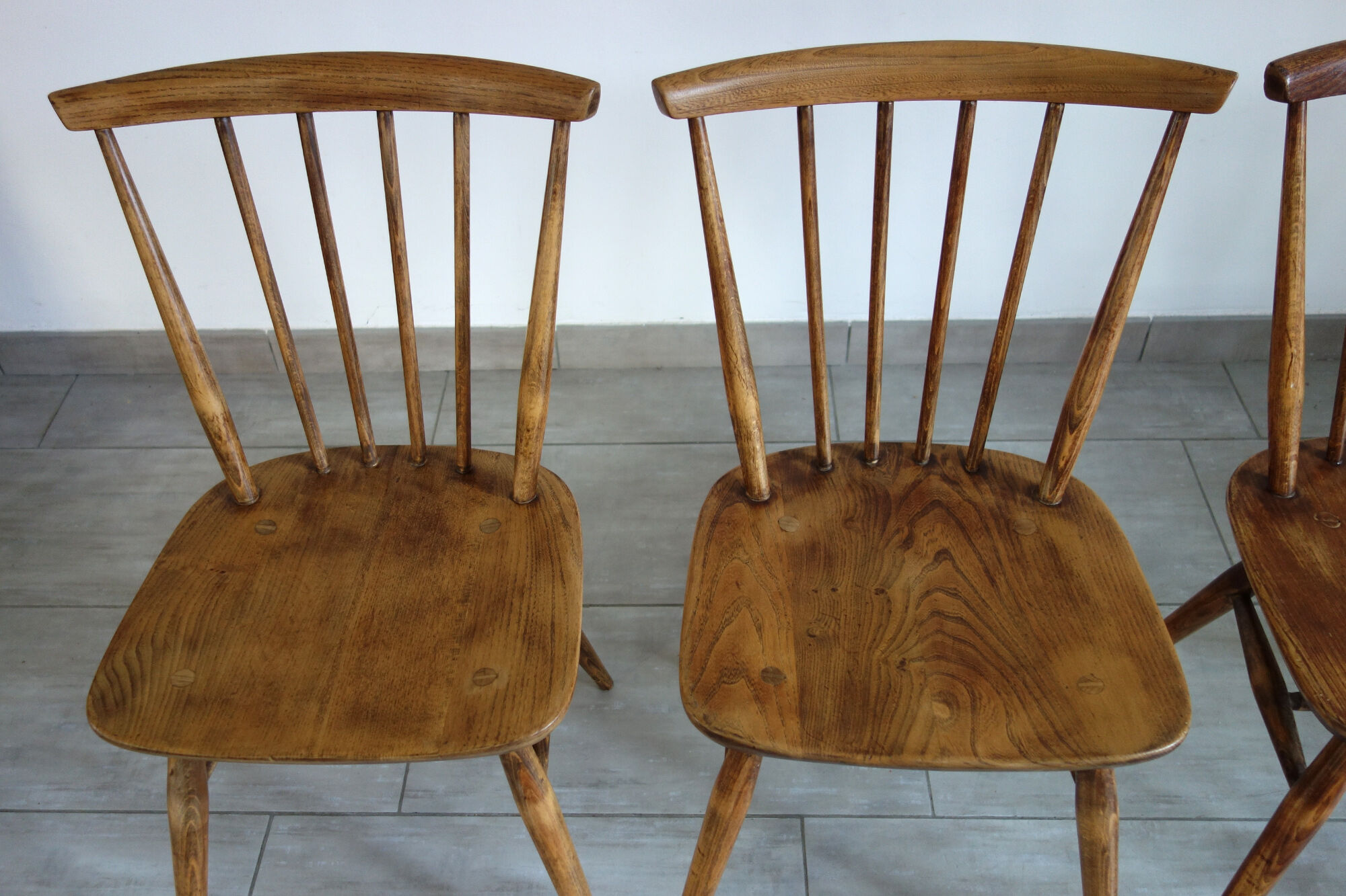 4 Bow Top lounge chairs for Ercol, 60s
