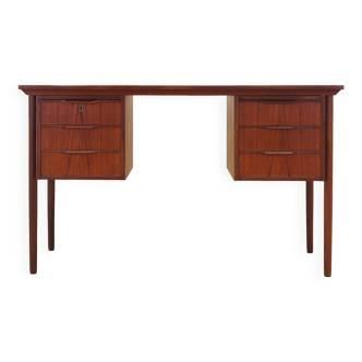 Teak desk, Danish design, 1970s, production: Denmark