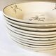 Deep plates, Saint-Amand earthenware, Bill model