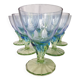 Set de 6 grands verres à eau Bormioli Rocco Bahia bleu vert