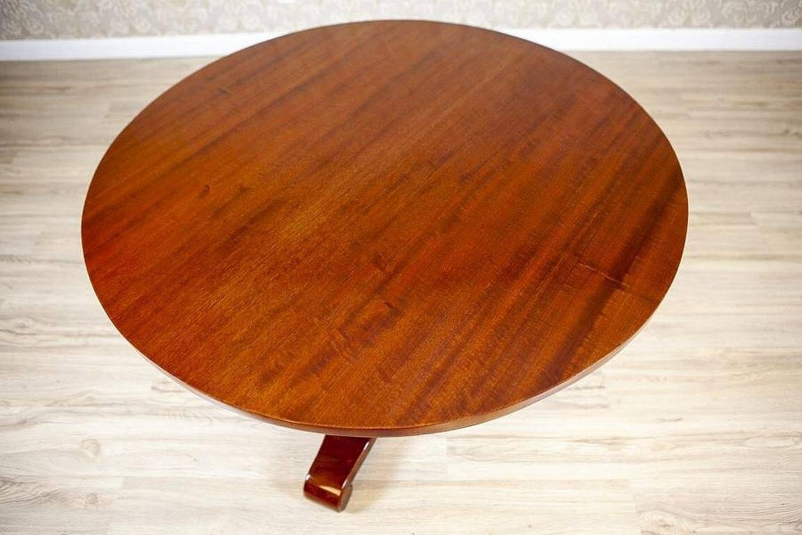 Vintage Mahogany Center Table, 1950s