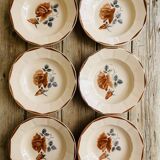 Set of 6 Digoin 9181 soup plates