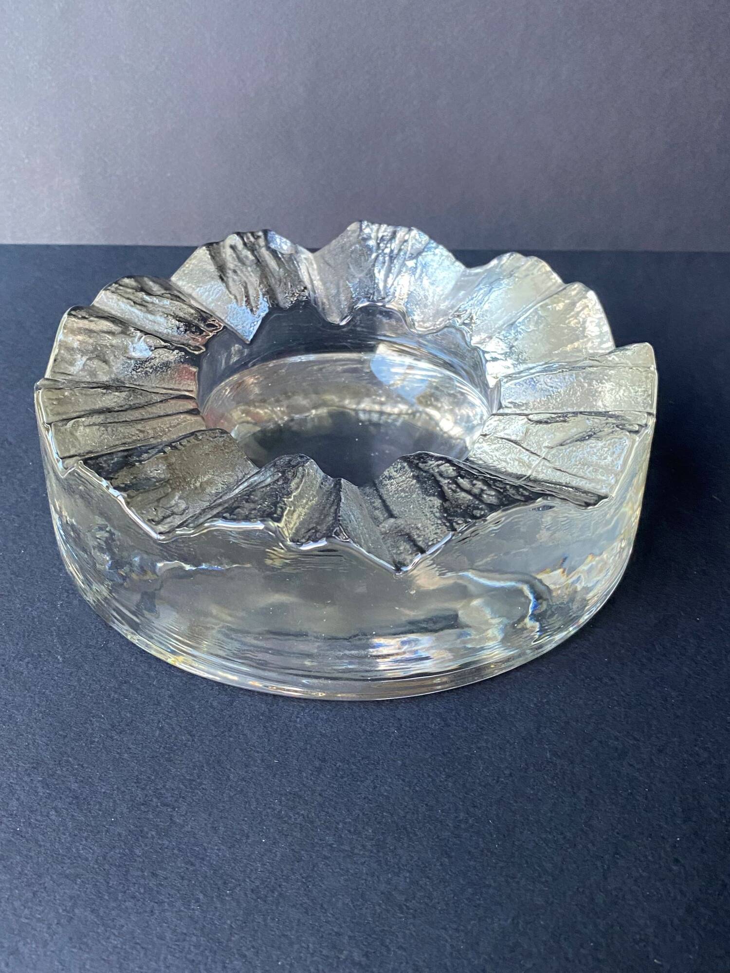 Vintage 1970s Scandinavian bowl ashtray/trinket tray