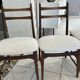 Suite 4 chaises Teck par Wilkhan pour Georg Leowald  Allemagne 1960