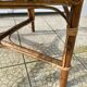 Fauteuil en osier vintage