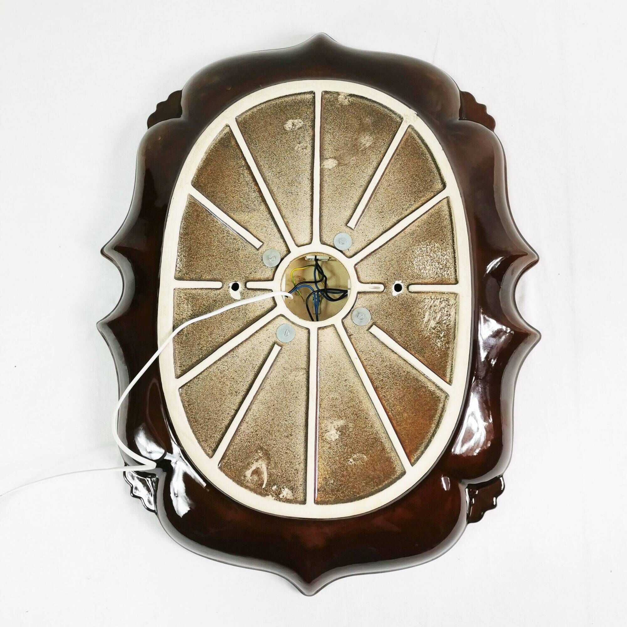 Mid-century ceramic mirror, Pan Keramik, 1970s