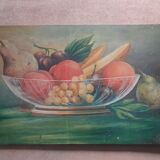 Oil on antique panel