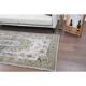 Vintage Turkish Oushak handmade wool cotton green area rug 108x225