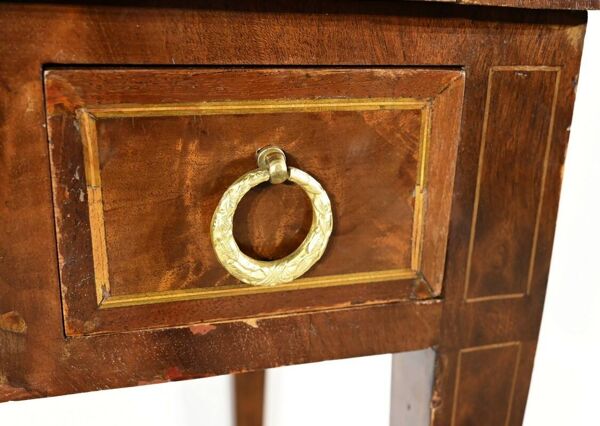 Bureau, bonheur du jour en acajou, style Louis XVI / Directoire, début XXème