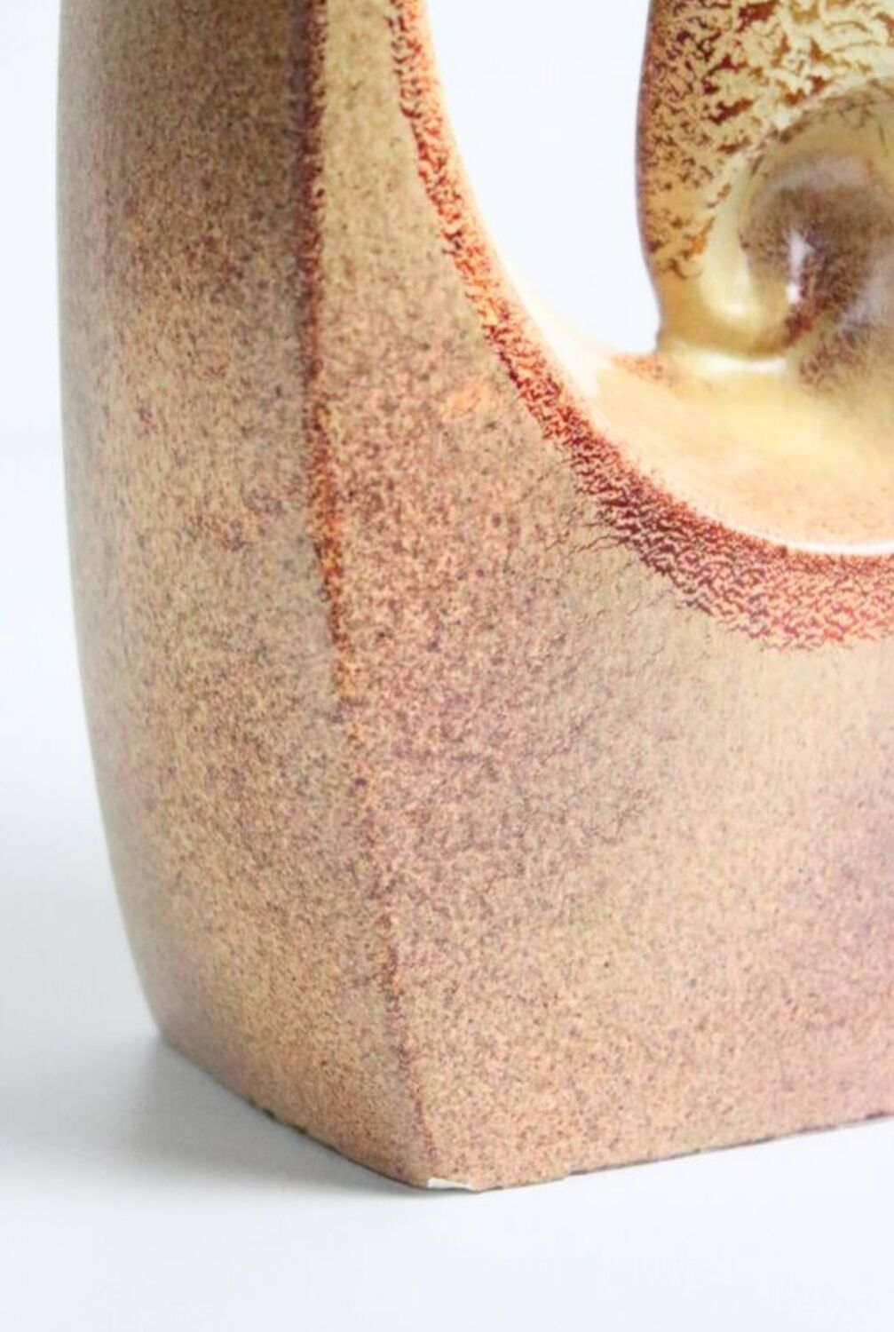 1970s ceramic vase, Roberto Rigon for Bertoncello