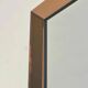 Vintage Peach/Rose Smoked Mirror – Beveled Frame, 1970s