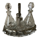 Vinegar oil dispenser salt and pepper