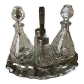 Vinegar oil dispenser salt and pepper