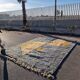 Handmade traditional Beni Ourain Berber rug, size 2/3 m.