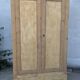 Natural wood wardrobe