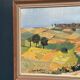 Swedish Oil on Panel “Landscape” by Tage Gavik, Signed, Vintage & Framed
