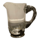 Carafe en étain et cristal