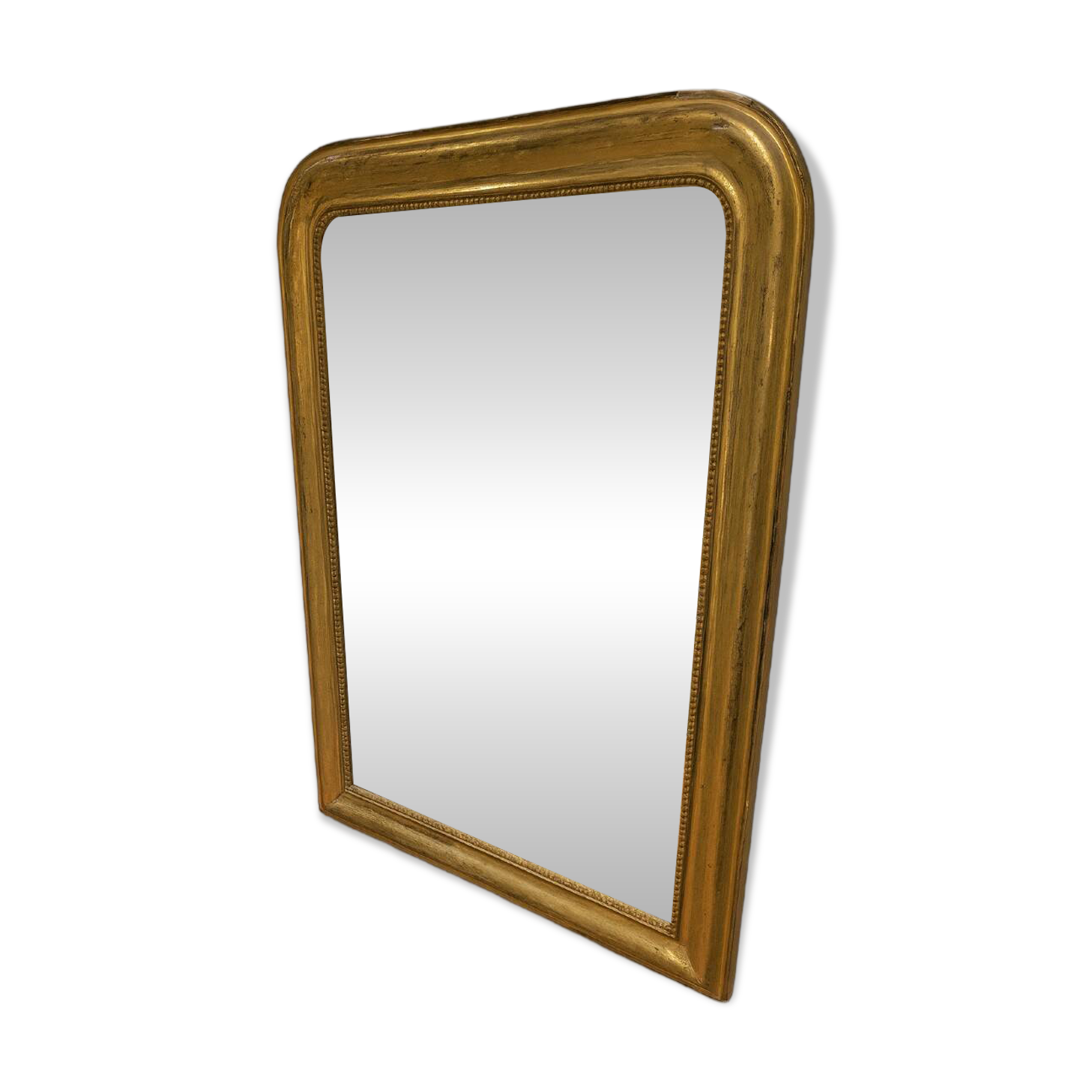 Louis Philippe period mirror in gilded wood