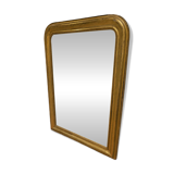 Louis Philippe period mirror in gilded wood