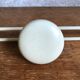 Patère, vintage beige metal coat rack