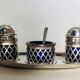 Silver metal spice service