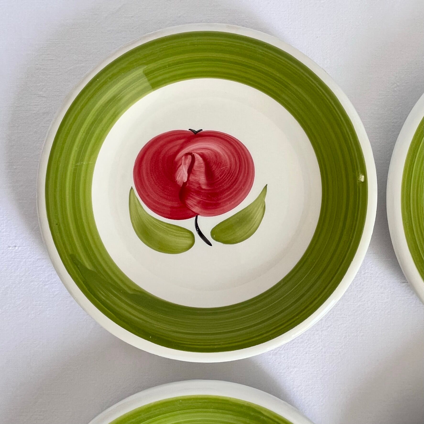 5 Assiettes à Salade PIER 1 IMPORT La Primula - Modèle PER113 - Occasion