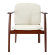 1960s Børge Mogensen Teak Armchair Model 165 Produced by Søborg Møbelfabrik, Denmark