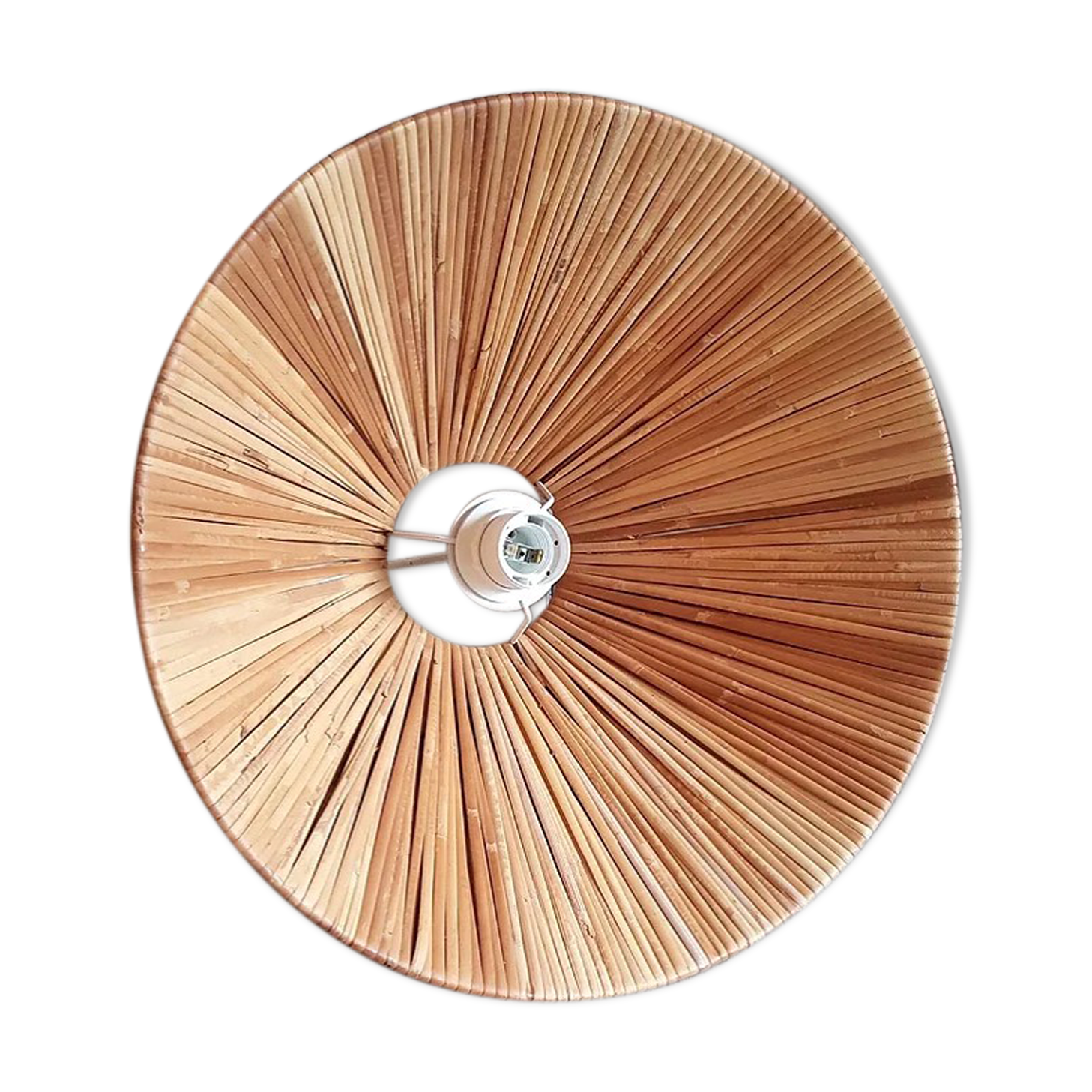 Vintage hanging in wooden slat