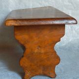 Footrest stool made of old wood